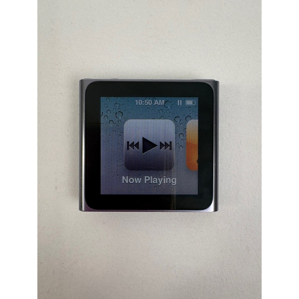Apple iPod Nano 6th Generation 8GB Graphite MC688LL Multi-Touch Screen Tested